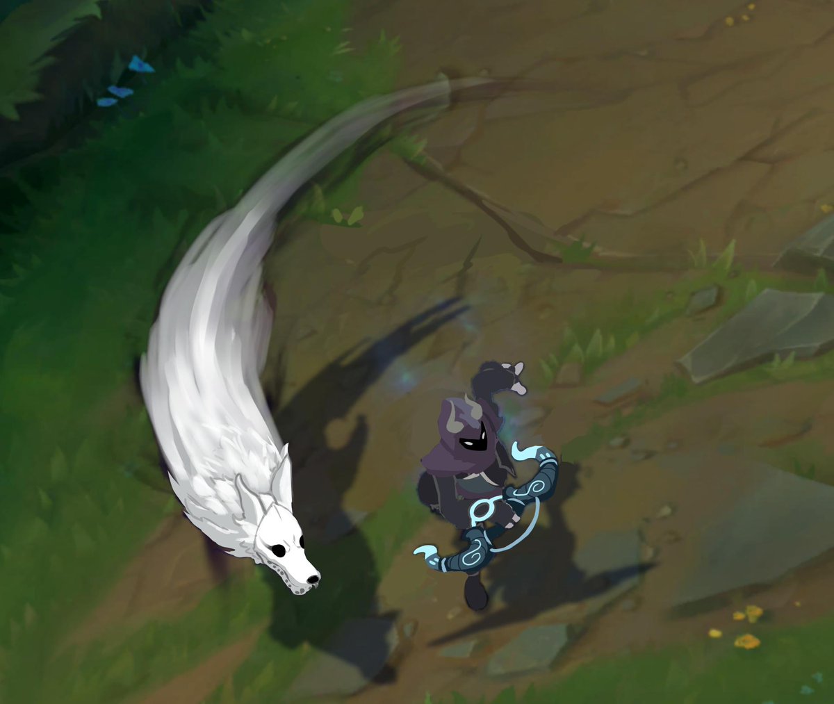 Talking about Kindred skins ... here's my Reaper Kindred skin concept....