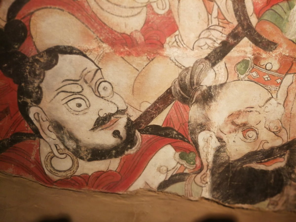 Trebornotrub's tweet photo. Whatever these guys were on, I'll have some of that. #drugfacesinart #Buddhism #China #stoner #high #rave #ravers #drugs #offhisface #art https://t.co/PyaklQ59e4