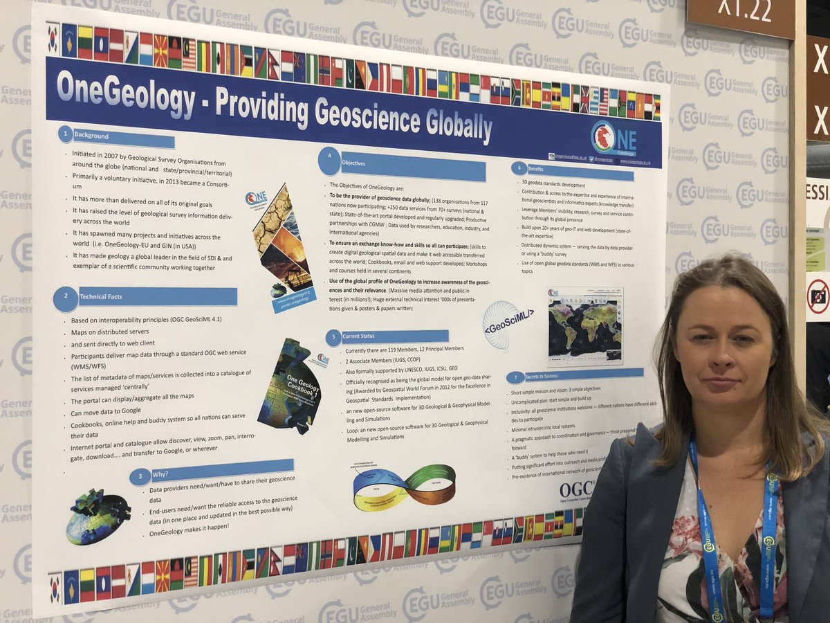Come and talk to us about the next 10 years of <a href="/OneGeology/">OneGeology</a> and see our poster X1.22 until 1015 this morning... #EGU2019 <a href="/BritGeoSurvey/">British Geological Survey</a>