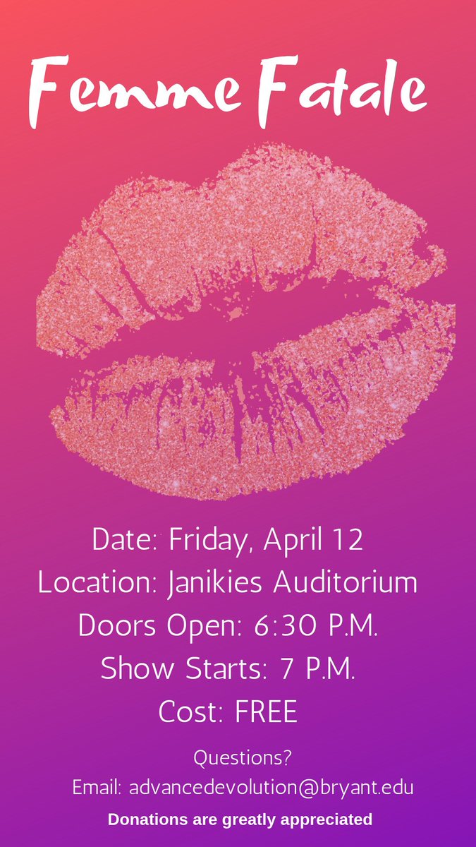 Be there.