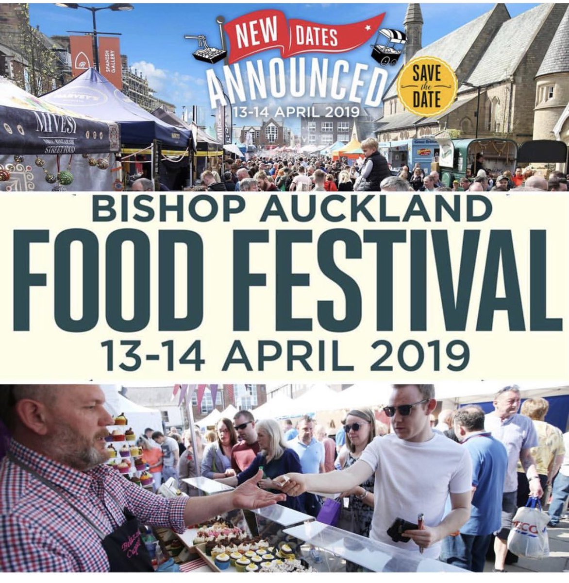 Join us this weekend <a href="/BishFoodFest/">Bishop Auckland Food Festival</a> with some fantastic chefs and producers <a href="/burtreepuds/">Burtree Puddings</a> <a href="/MrVikkis/">Mr Vikki's</a> <a href="/sawleykitchen/">Sawley Kitchen</a> <a href="/RetroShotsVodka/">Retro Shots</a>