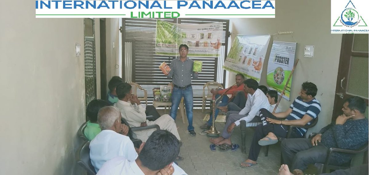 IPLBiologicals's tweet image. IPL team members conducted #farmermeeting in Khilorak village of Sonipat (Haryana) and discussed about the #solutions for #Paddycrop. Products to be used #Sanjeevni #Phasalrakshak &amp;amp; #Phoster for bountifully yield

#organicfarming #agriculture #crops