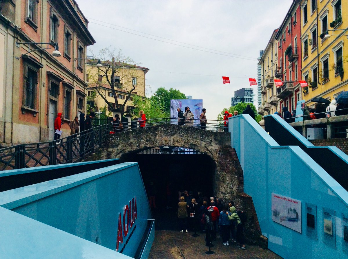 SlowTown_MI's tweet photo. #aqua #leonardo #milano #concadellincoronata @BalichWS @iSaloniofficial 

un tributo all’anima della nostra citta’ che e’ nata come citta’ d’acque e per qualcuno di noi e’ rimasta tale - basta scoperchiare qualche tombinatura ❤️ https://t.co/EsGkNiB1Zr
