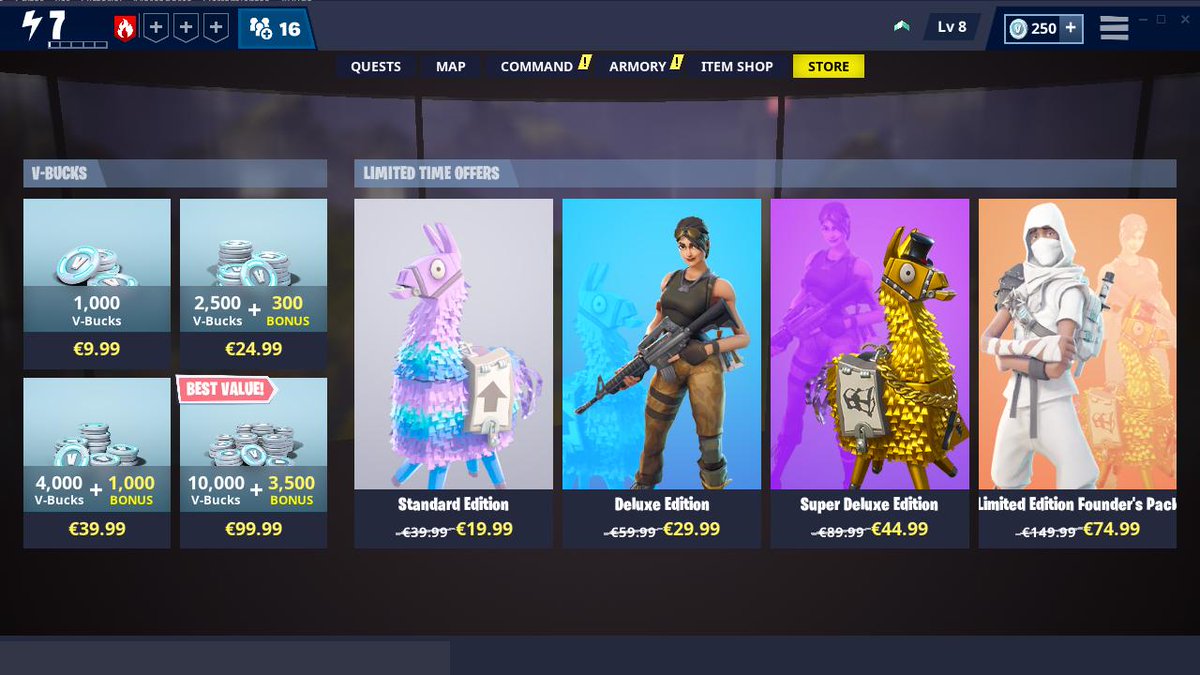 save the world fortnite price