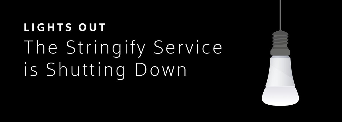 SmartHome_Geeks's tweet image. Are you a user of @StringifyIt - we have some bad news :( smarthomegeeks.co.uk/news/stringify…