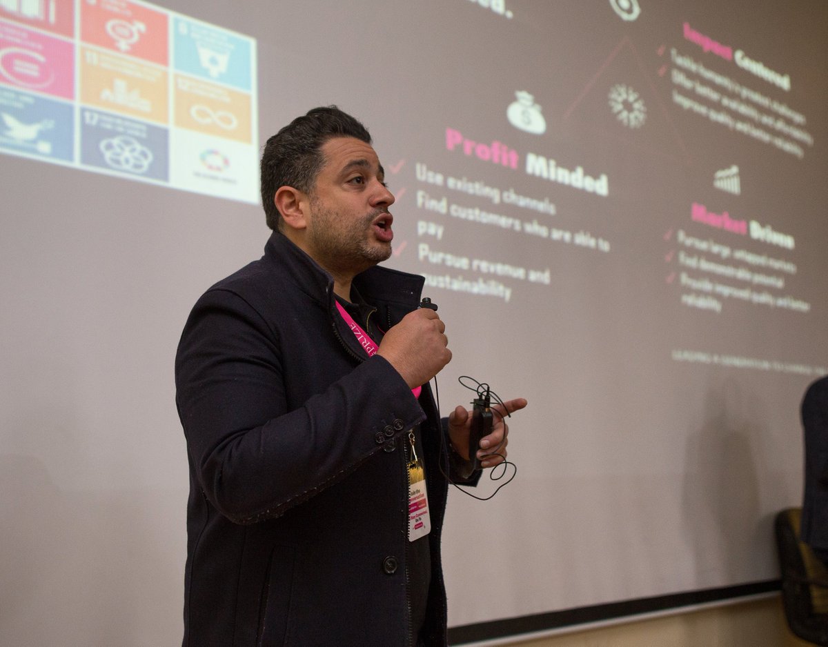 EgyHult's tweet photo. At the 2019 Regional Summit Egypt, we are honored to have Hult Prize COO Karim Samra , who has come all the way here to INSPIRE our competitors  😍
#HP19 #ForUsByUs #HultPrize #RegionalsEG 
@blombankegypt https://t.co/m77nDymDO6