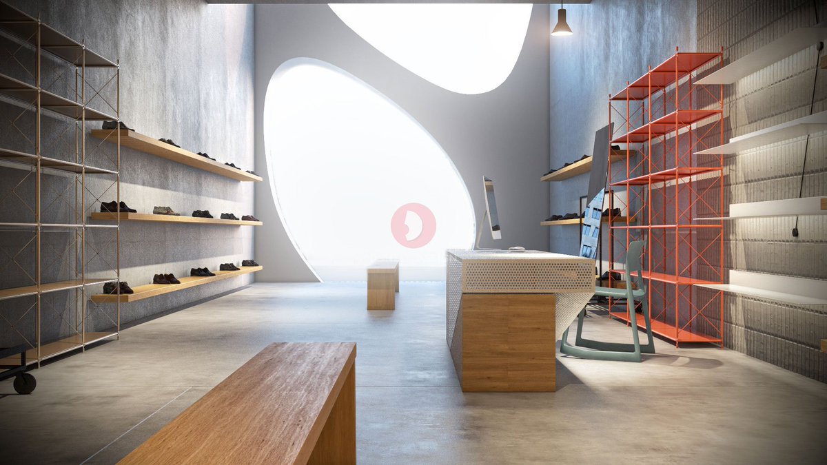 DshellDesign's tweet image. Located in Chandigarh, this project by Dshell is a showroom for leather shoes and bags, the building is a 15-meter high mammoth, our concept for the exterior was to create a #Voronoi pattern that runs throughout the building.#Archdaily #Architecture #loft #design #industrialstyle