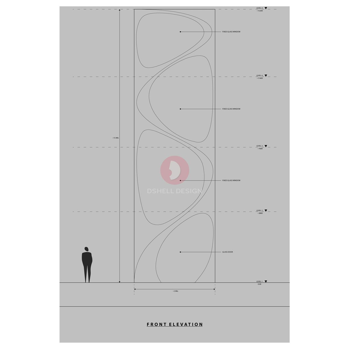 DshellDesign's tweet image. Located in Chandigarh, this project by Dshell is a showroom for leather shoes and bags, the building is a 15-meter high mammoth, our concept for the exterior was to create a #Voronoi pattern that runs throughout the building.#Archdaily #Architecture #loft #design #industrialstyle