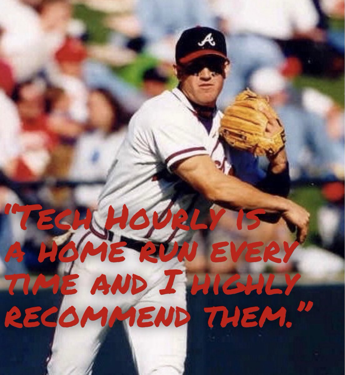 TechHourly's tweet photo. Tech Hourly would like to welcome are new sponsor @helms_wes, MLB Player Wes Helms, former Braves 3rd baseman and @BhamBarons Coach. - “I use Tech Hourly on my own home and businesses. They are a home run every time and I highly recommend them.” #MLB #techhourly https://t.co/qEdilUfv2K