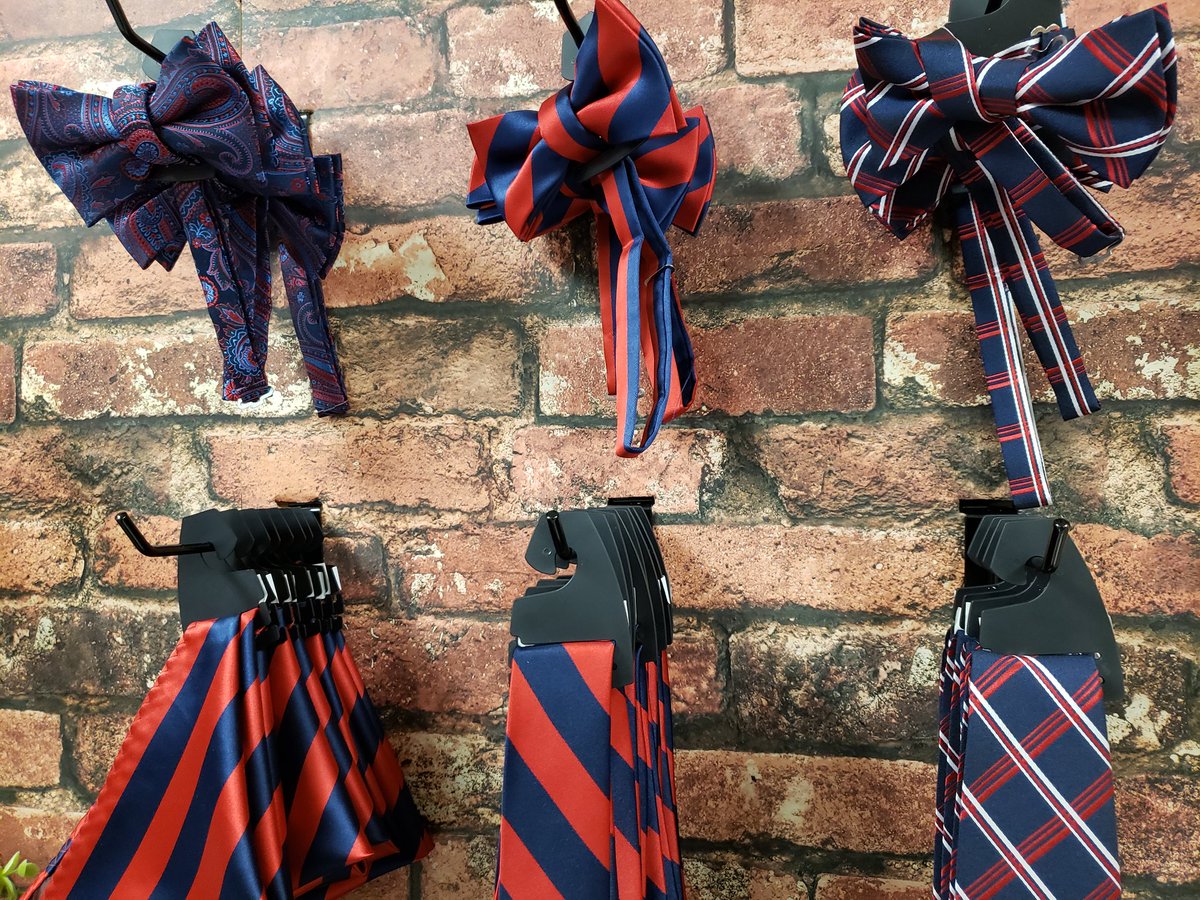 The Den now has $8 ties and bow ties, and pocket squares ($3)! Represent at graduation, game day, or even PROM! <a href="/WoodstockHS1/">Woodstock HS</a>