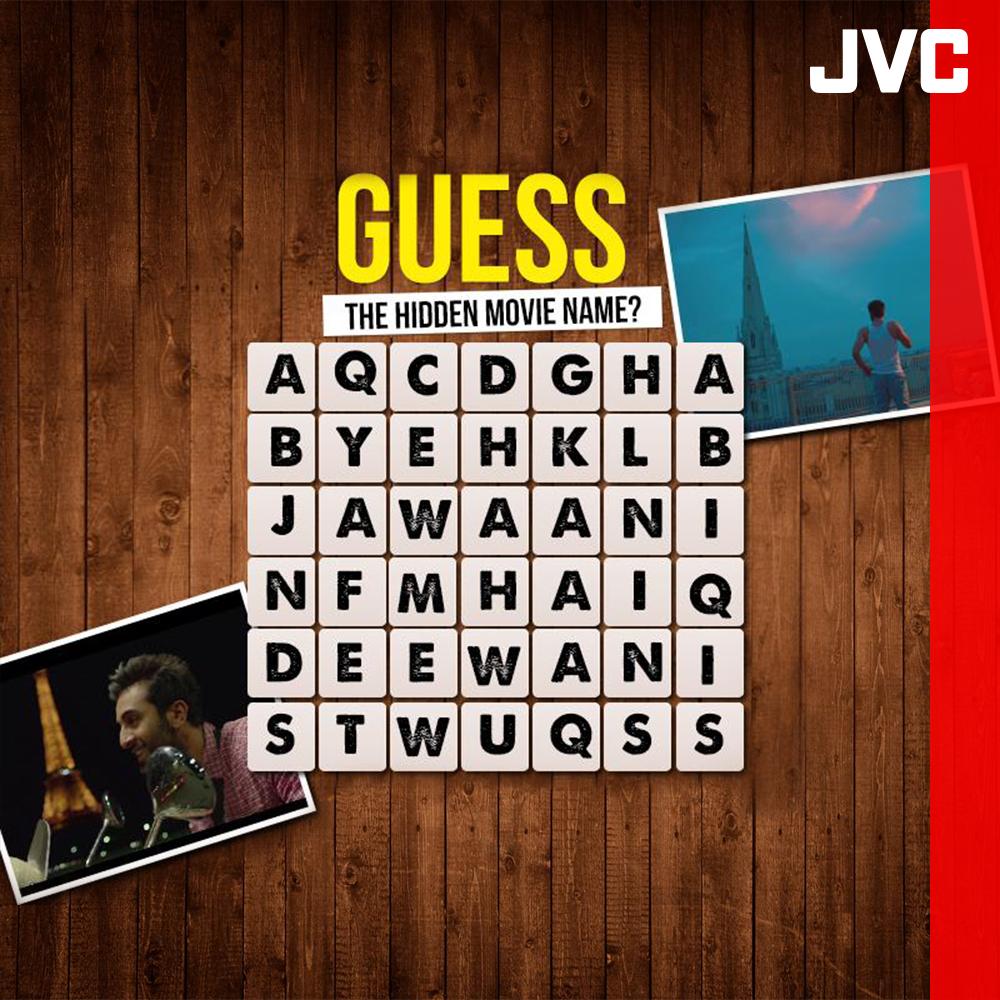 JVCIndiaOff's tweet photo. #FilmyWeekend is here! Guess the name of the movie hidden in these jumbled letters. Hint: 'All time favourite movie of your Bunny' https://t.co/QgVgmaZ2dH