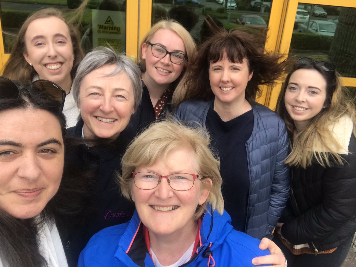 The Cork @safefood_eu crew ready to start the 1 mile walk. #workplacewellbeingday #WorkWell19