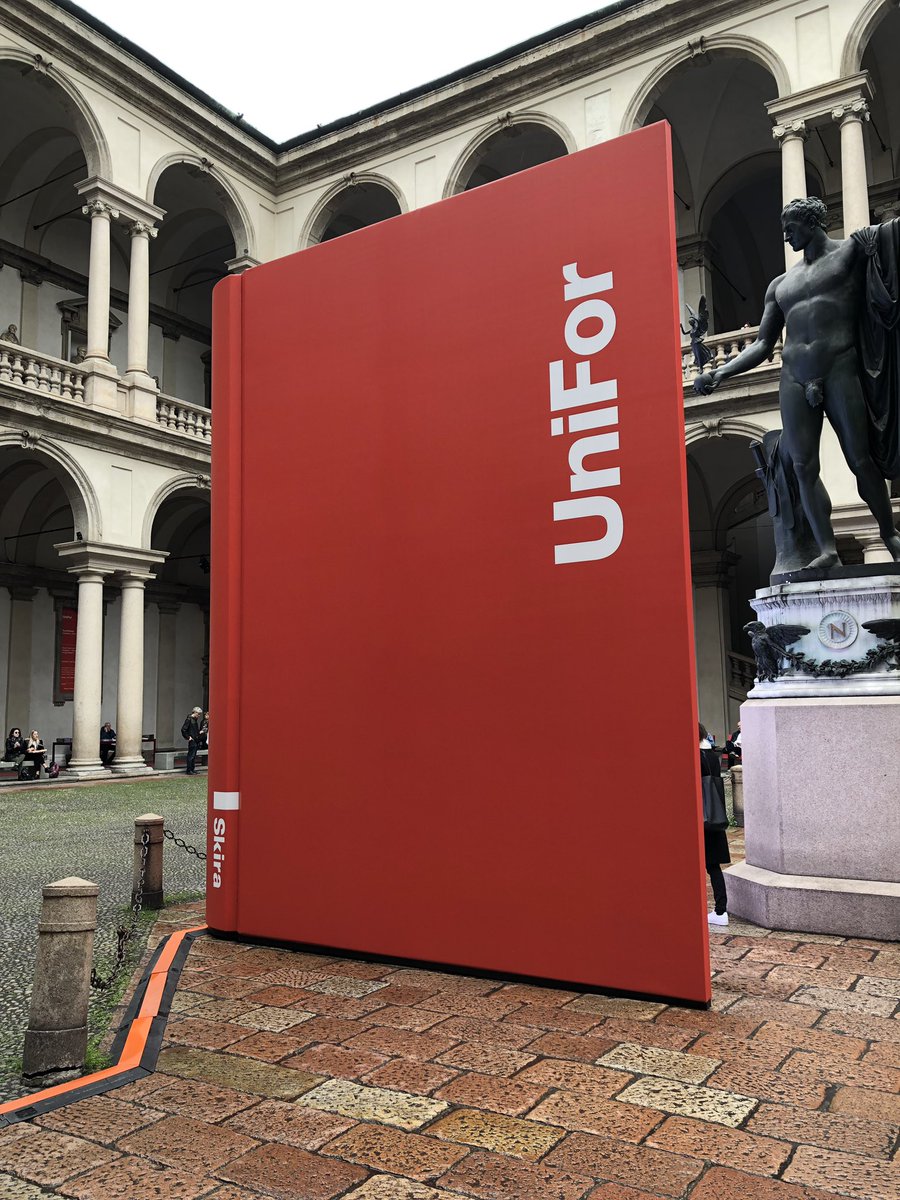 mixedStu's tweet photo. Wonderful installation in Brera for #milanodesignweek thank you Carlotta Albezzano for making us feel welcomed and showing us around 

#unifor50 #milandesignweek #breradesigndistrict https://t.co/Q71nSKE6OK