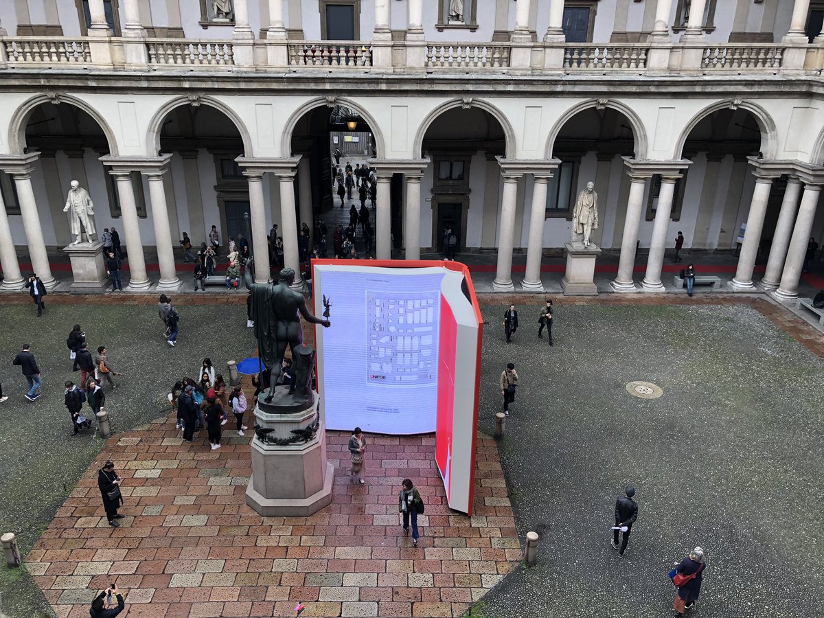 mixedStu's tweet photo. Wonderful installation in Brera for #milanodesignweek thank you Carlotta Albezzano for making us feel welcomed and showing us around 

#unifor50 #milandesignweek #breradesigndistrict https://t.co/Q71nSKE6OK