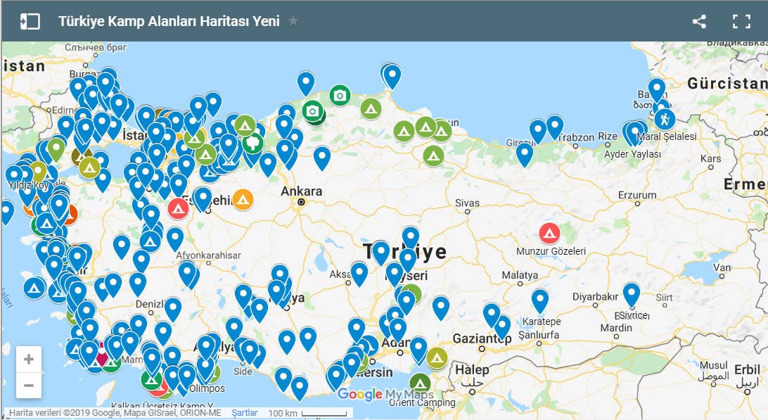 Türkiye Kamp Alanları Haritası - Güncel
kampciyiz.com/2019/04/12/kam…