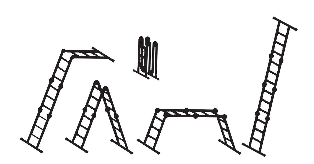RoossienBV's tweet photo. De aluminium vouwladder, vierdelig is universeel te gebruiken als enkele of dubbele ladder, ladder met wandafstandhouder of, in combinatie met een los leverbaar platform, als werkplatform. Kortom, deze ladder is ideaal voor meerdere doeleinden.

Meer info:
https://t.co/MaPzpzSYUk https://t.co/oSY2xtx7Z9