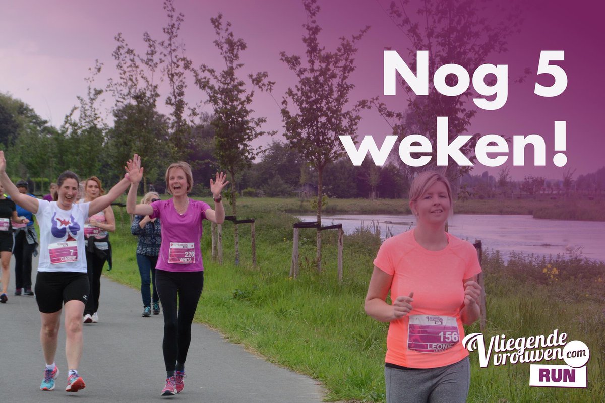 Nog vijf weken om te trainen voor de KVDM Vliegende Vrouwen Run🤗! Liggen jullie nog op schema? 🏃‍♀🏃‍♂

Nog niet ingeschreven? Schrijf je nú in via: vliegendevrouwen.com/evenementen/in…