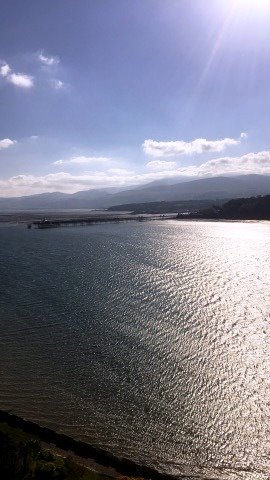 We are lucky to work and live in a place that is stunning and what a view from todays property on The Menai Strait 😃