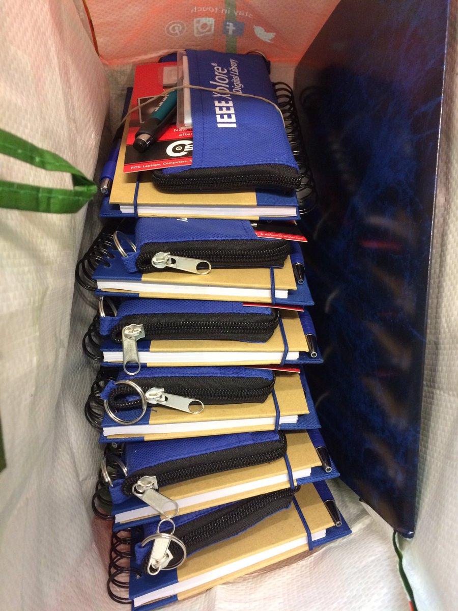 Number one tool for faculty outreach; bring professors subject appropriate conference swag from <a href="/ALA_ACRL/">ACRL</a> thank you <a href="/IEEE/">IEEE</a> #ACRL2019
