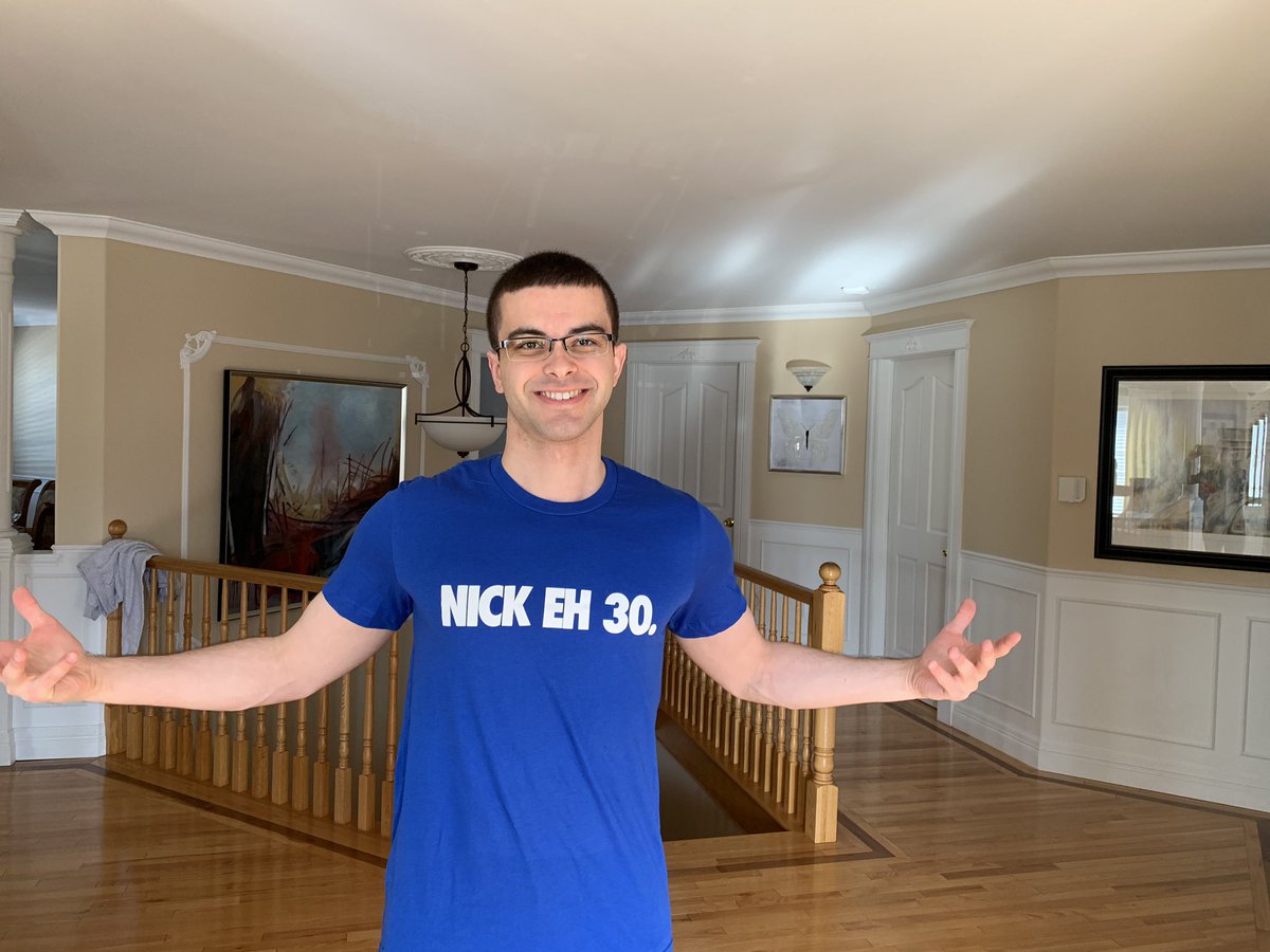 After years of not having official Nick Eh 30 merch, I can now finally say ...