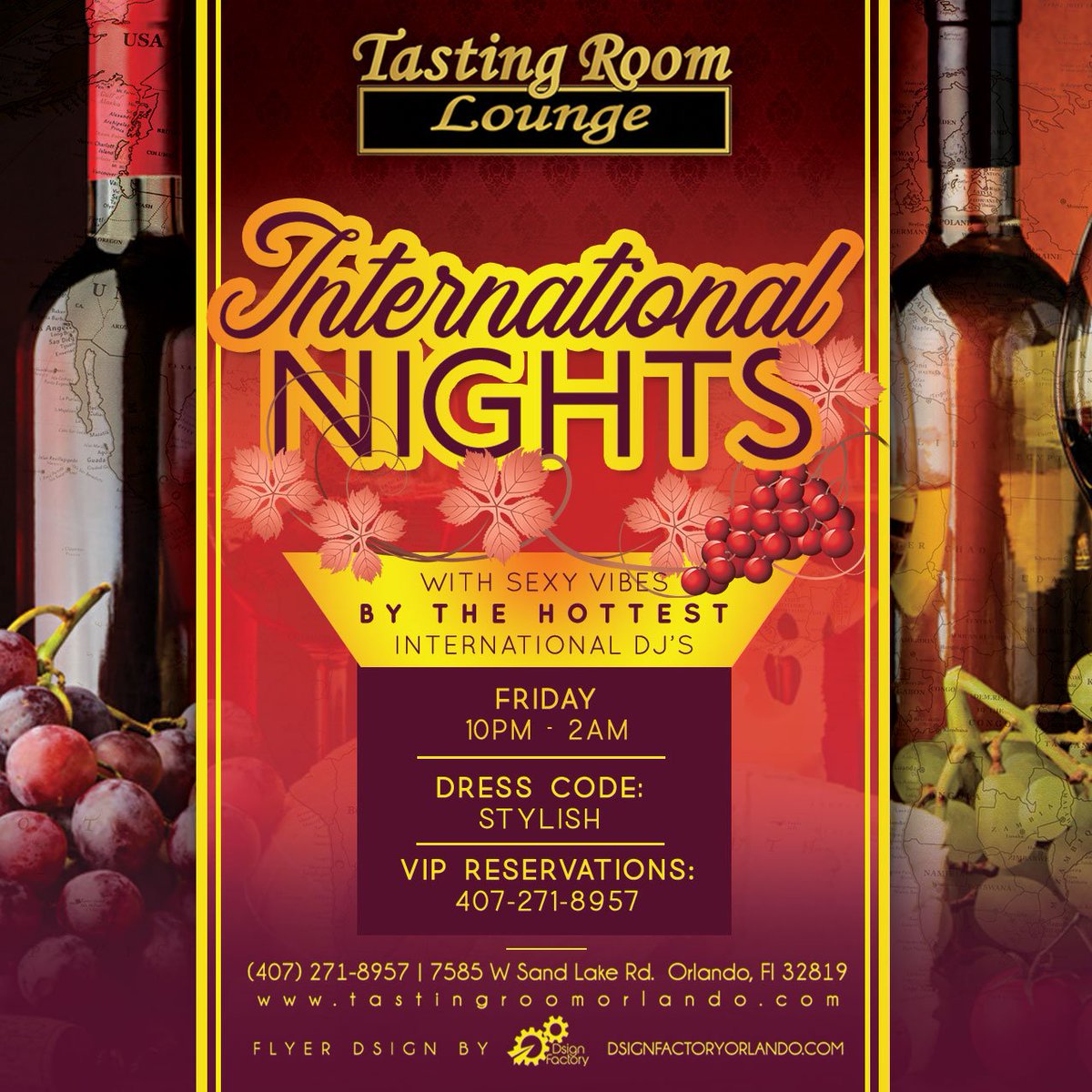 TastingRoomOrl's tweet photo. #HappyFriday with a Happy Hour starts at 4pm with us!  Music starts at 8pm!  Can't get any happier than that!  We'll see you soon #Orlando! https://t.co/W9VHCfdi27