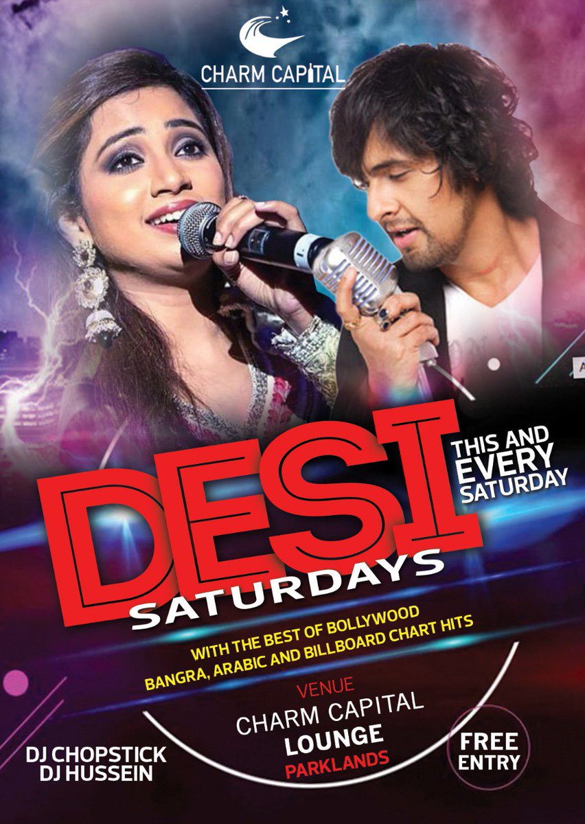 goplacesdigital's tweet photo. Desi Saturday's with deejay Chopstick and Hussein Waliji @charmcapital254 #GoCharmCapital #DesiSaturdays #saturdayvibes https://t.co/RMZjymihOG