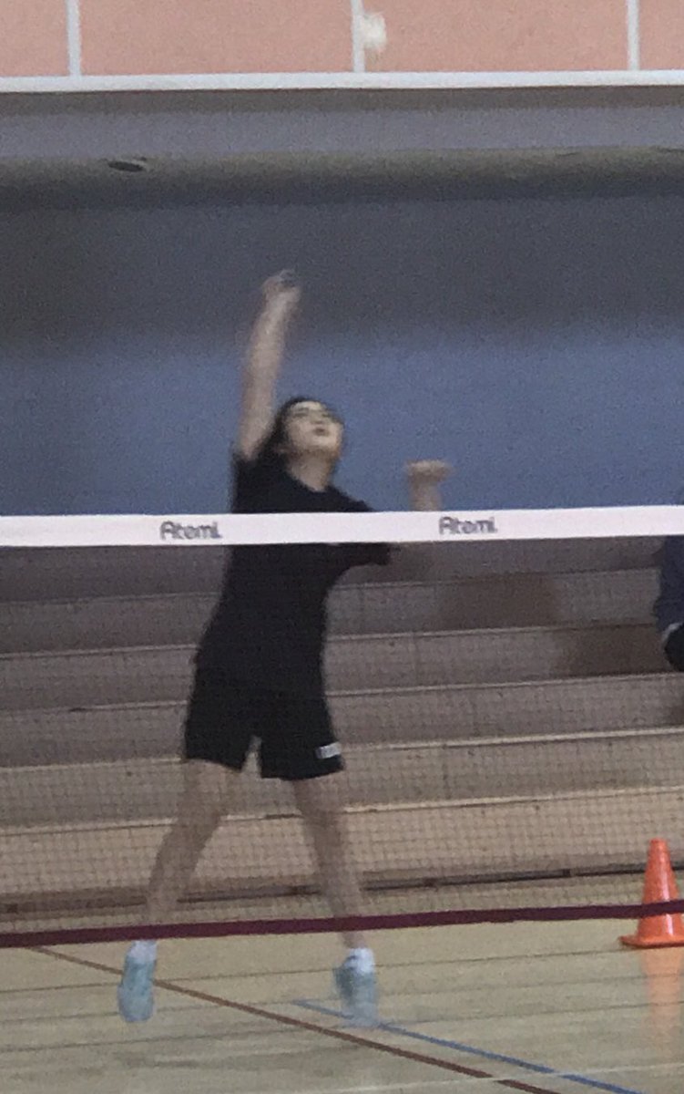 JohnBertken's tweet photo. @GSISKorea Badminton #KnightsRok as Maria and Kaitlyn play through to win the Bowl Championship in the KISJ Doubles Tourney today. https://t.co/T9AUjjknhx