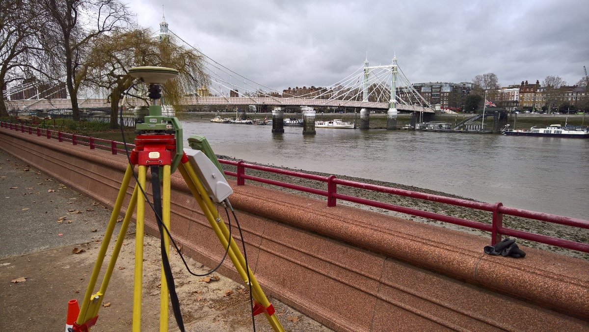 DmtMonitoring's tweet photo. High-precision GNSS check surveys – DMT recently verified the surveying network of the Thames Tideway Central Project (https://t.co/7pGOvJtWqf) using GNSS technology combined with total station measurements. @TidewayLondon https://t.co/5uMxwknwMg