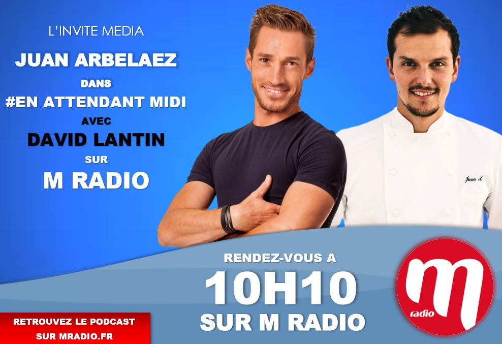 mradiofr's tweet photo. Ce matin à 10 H 10, @juanarbelaezoff est l'Invité Média de @DLantin dans "En attendant Midi" sur @mradiofr . Il nous parlera de son émission "Cuisine impossible" diffusée ce soir à 23 H 15 sur @TF1 ! 😉
#enattendantmidi #media #invitemedia #tv #media #radio https://t.co/C1L67thVfR