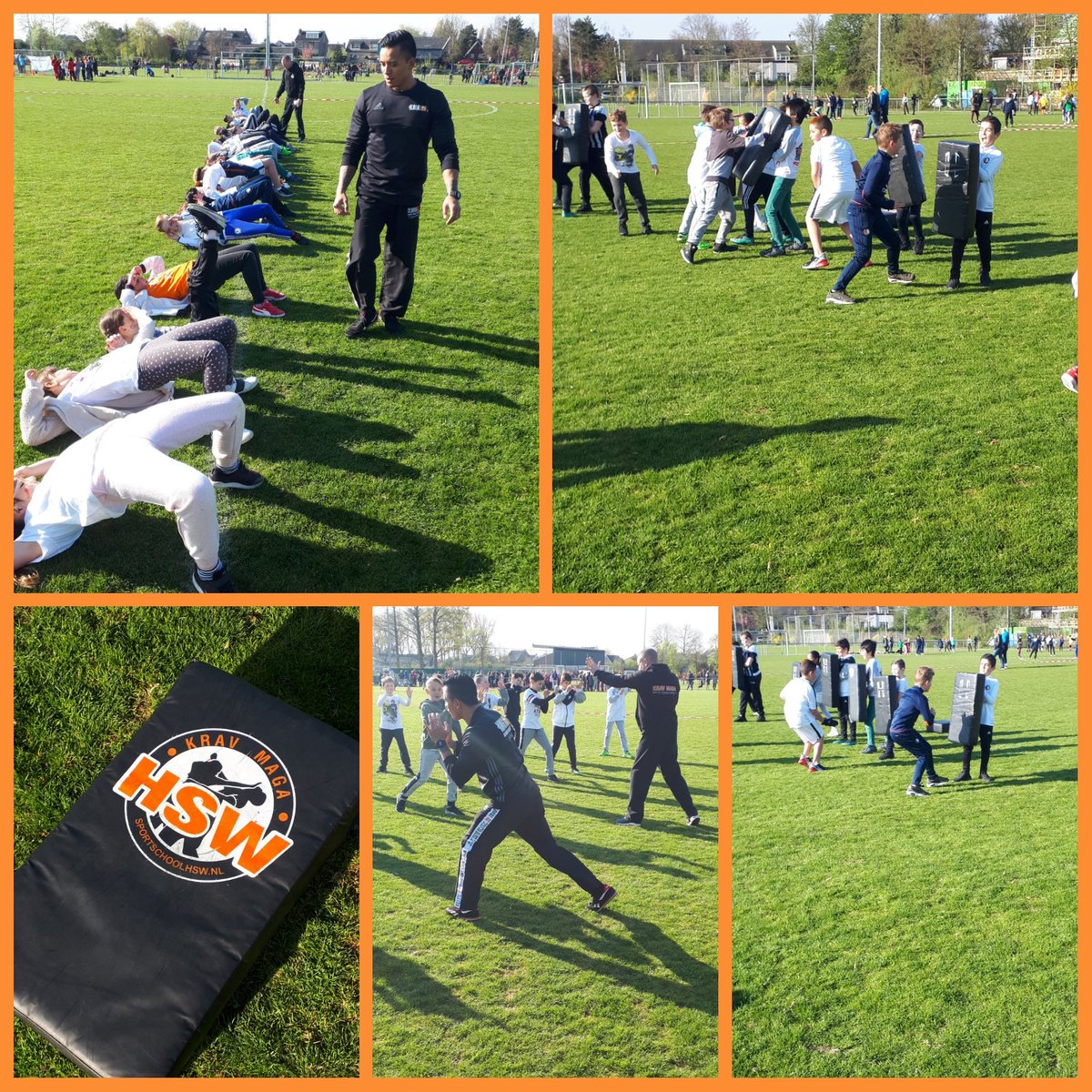 obsPortland's tweet image. Clinic krav maga van HSW @koningsspelen