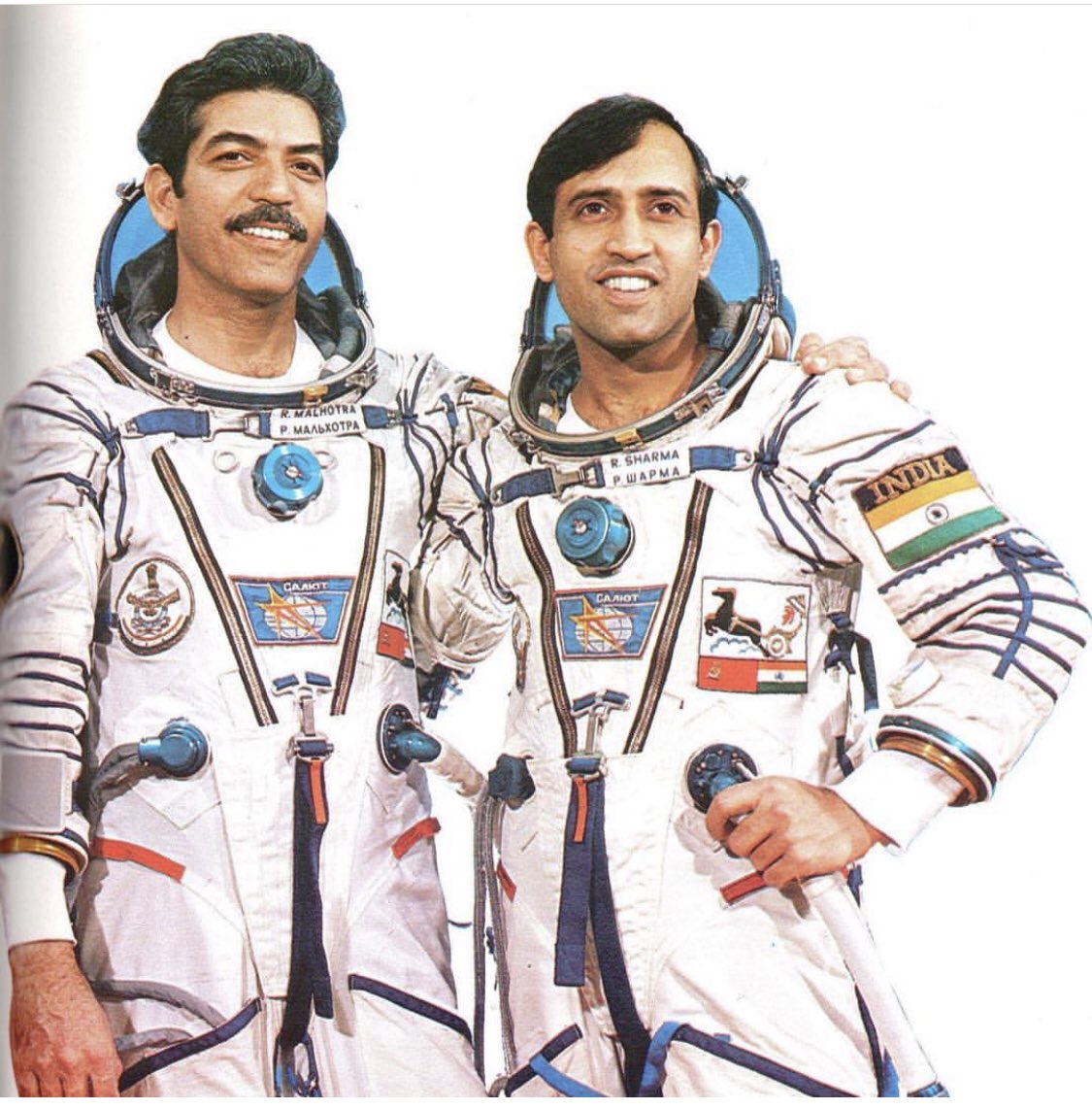 Astronauts Rakesh Sharma