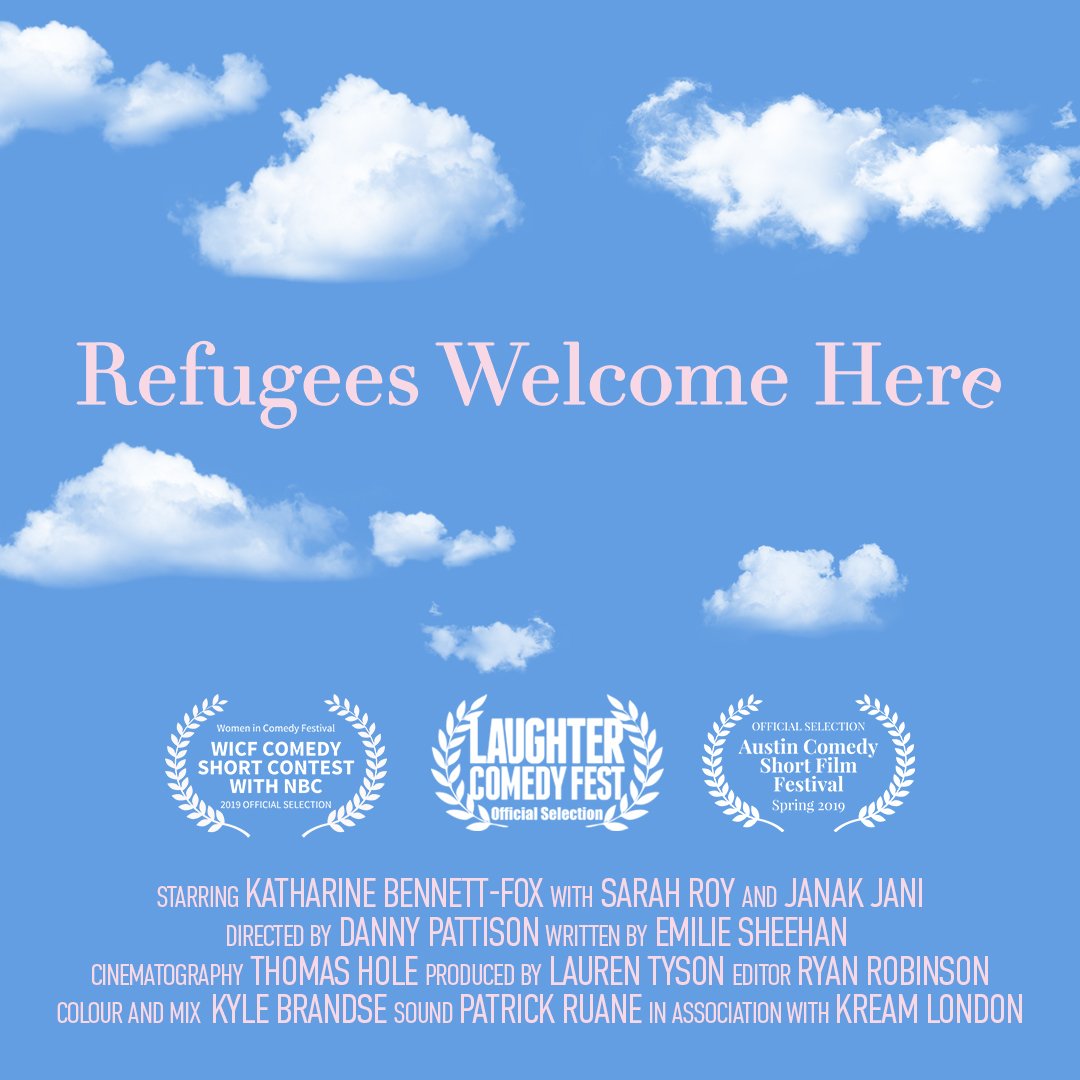 dannypattison1's tweet photo. The comedy short I directed Refugees Welcome Here has been selected for the 25th Annual LA Comedy Fest and Austin Comedy Festival Can't share the link yet as it's being previewed at these festivals so if you're in LA or Austin this weekend check them out! @LAComedyFest #comedy https://t.co/7t5MK8VpiG