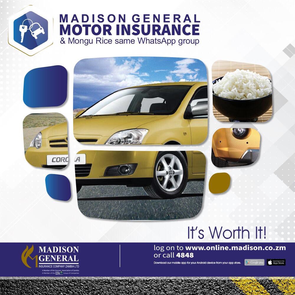 MadisonPlc's tweet photo. With Madison General, let the thumbs do the talking, Download the MGen-Online App today and get your Motor and Property insurance with a click! It’s worth it....It's as affordable as mongu rice! 
#Mgen 
#Friyaay
#Itsworthit 
#motorinsurance 
#whenyouknowyouknow https://t.co/vVlRGAiYUQ
