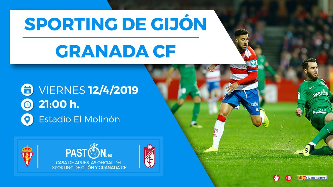 Paston_es's tweet photo. ¡¡LLEGÓ EL DÍA!! Llega #ElDueloPASTÓN entre Sporting y Granada. 

¿Quién ganará el duelo por el ascenso? 🤔

RT 🔁: @RealSporting 
MG ❤️: @GranadaCdeF https://t.co/u5pC1dNH67
