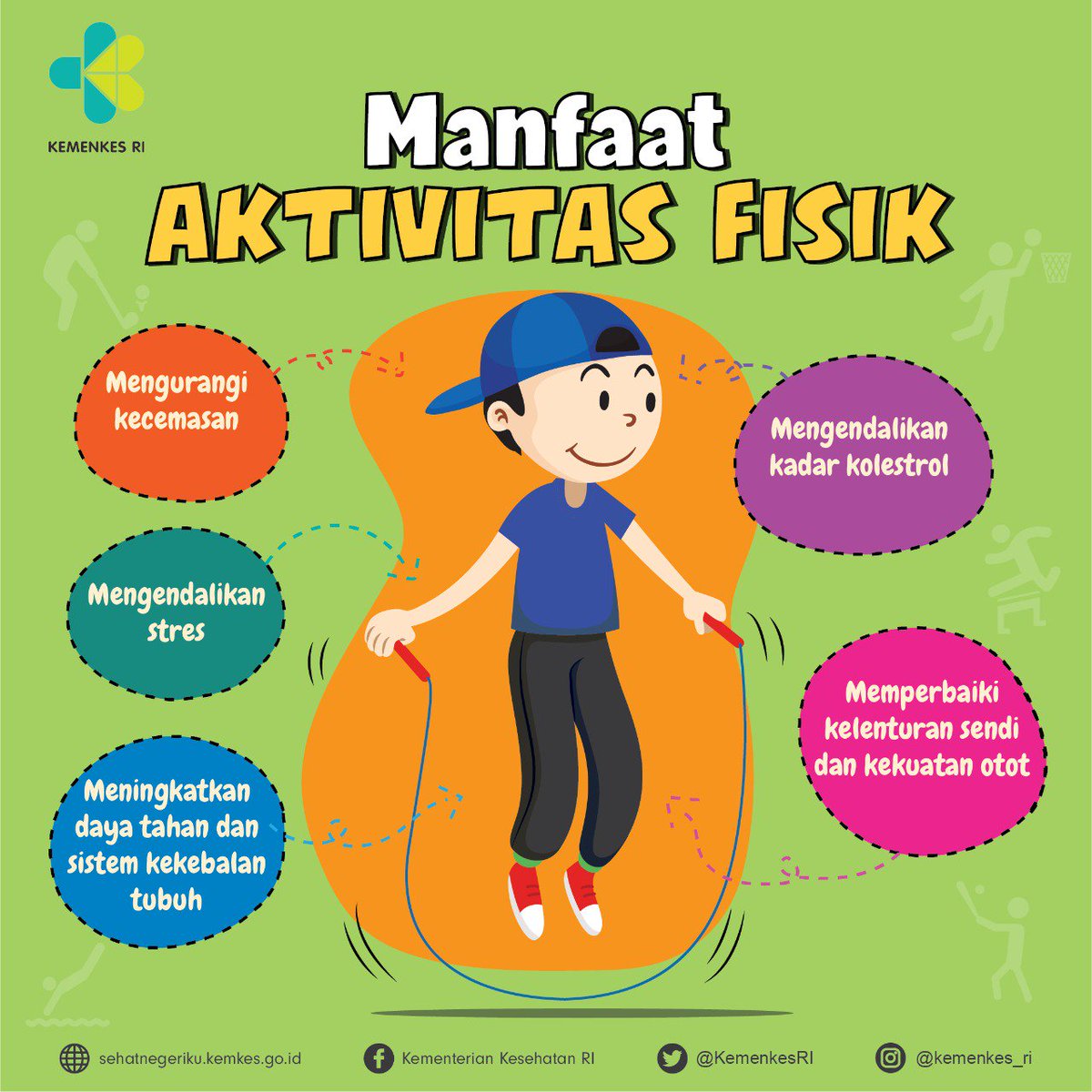 KemenkesRI's tweet photo. Sore #Healthies!
Setelah lelah bekerja, saatnya kamu asyikin dengan olahraga agar tubuhmu lebih bugar 😉

Kamu mau olahraga apa sore ini? 🤔

#DukungGERMAS https://t.co/759wpzYR7O