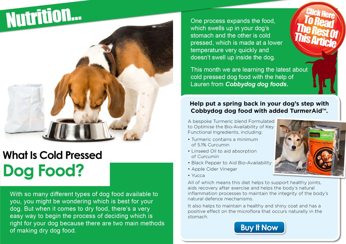 cobbydogdogfood's tweet photo. What is #ColdPressedDogFood?
Learn the latest about cold pressed with @K9Magazine ๐พand Lauren ๐โโ๏ธ
Read here> https://t.co/5zZ8s0Emxo
@TheGoodDogGuide @TeamTurmeric @dotty4paws @WoofWagWalk @wildpawspics @DemiAndBlue_ #thepetzbiz #dogsoftwitter #dogs #coldpressedisbest https://t.co/OJR3eiFbQw