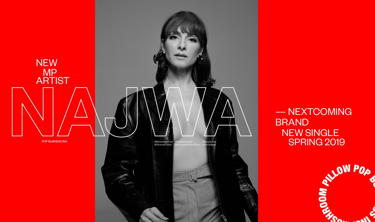 MushroomPillow's tweet photo. NAJWA @Najwa_Nimri | NEW MUSHROOM PILLOW ARTIST #MushroomPillow #PopBusinessInc #MainstreamCool #Electro #Urban #NajwaLento #ArticaMgmt https://t.co/hxFknR8oYQ