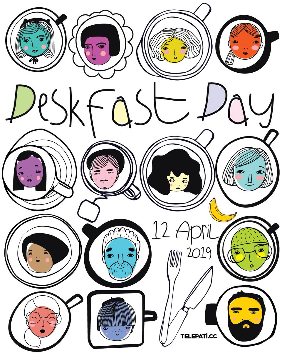 Bugün Deskfast Day!
Bir ofisin, bir masan varsa bugünü en iyi şekilde kutlayabilirsin.
Deskfast Day sabah kahvaltısının tadını çıkartmaktır!

Happy National Deskfast Day!
Deskfasting, Work, Rest and Play!

Tasarım: Bilge Can

#deskFastday #DeskFastDay #nationaldeskfastday