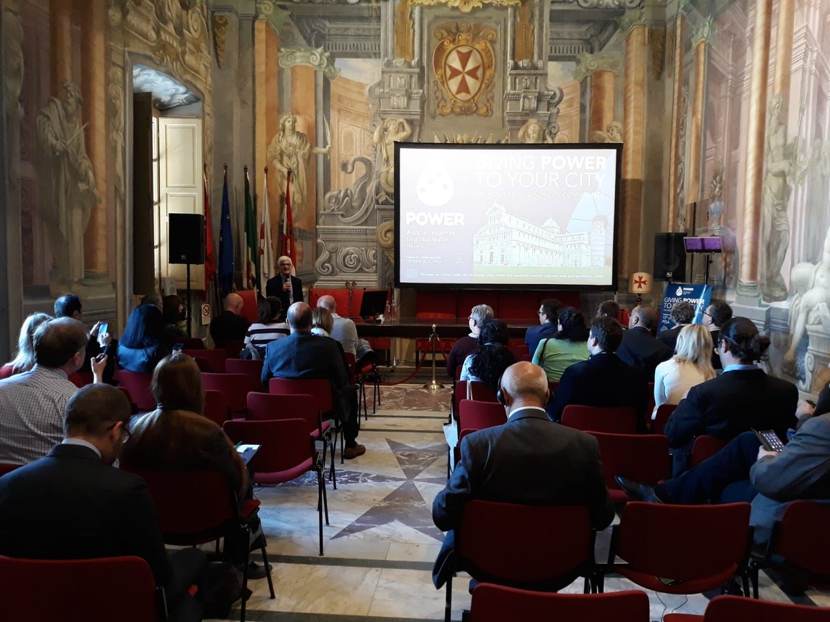 The #POWERH2020 Follower Cities Conference in Pisa has started with the opening speach by Giuliano Manara from <a href="/Cubitlab/">Cubit</a> 
You can follow the conference live on Facebook. Don't miss it!
buff.ly/2P7QWrT
