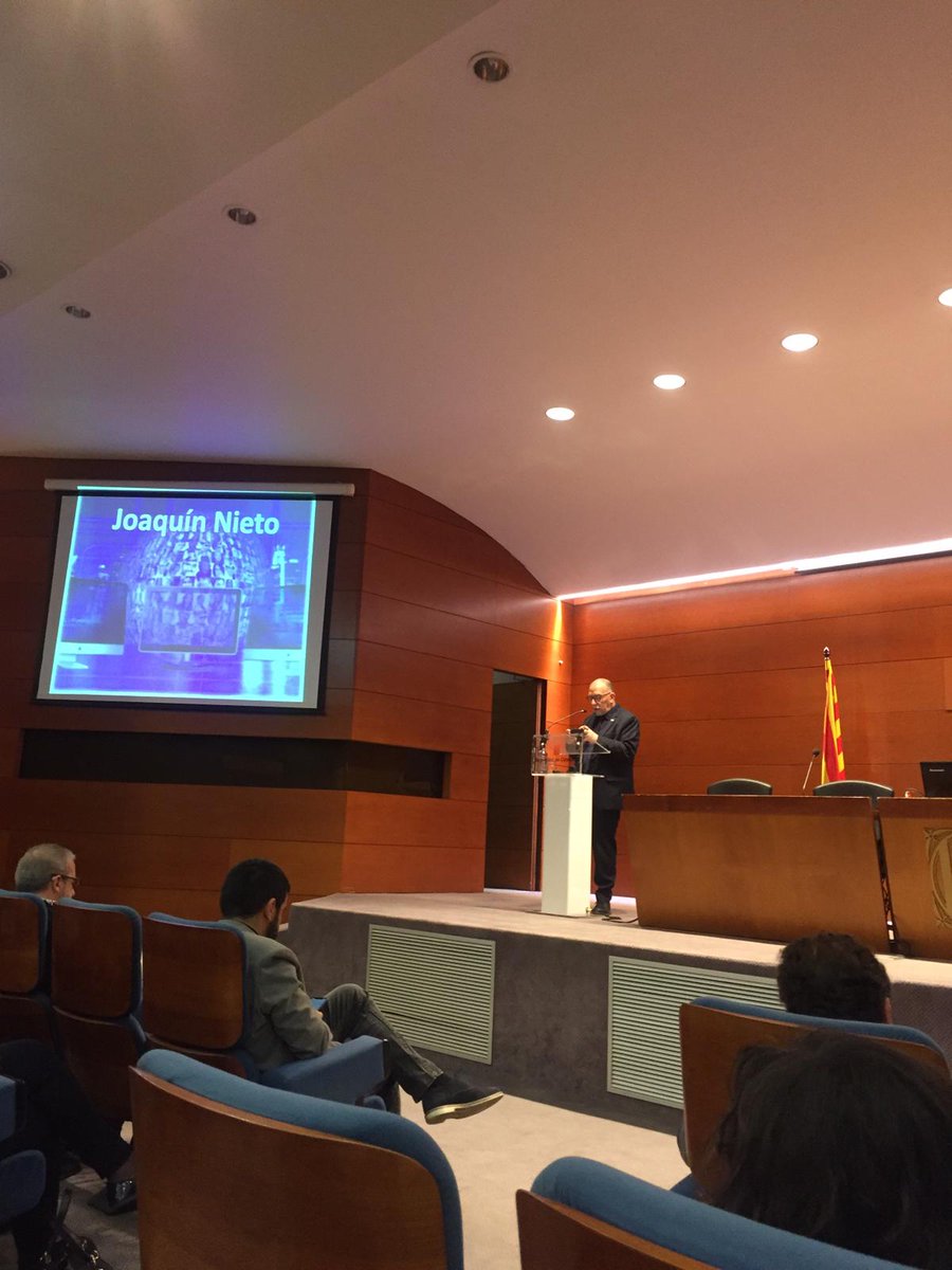 AntoniCanete's tweet photo. Joaquín Nieto, director de @OIT_Es ➡️"Tenim nous desafiaments, amb canvis importants en el món del treball, i cal entendre les influències que provoquen el canvi i reconfigurar la pròpia organització del treball" #FuturdelTreball https://t.co/e41IybxGGt