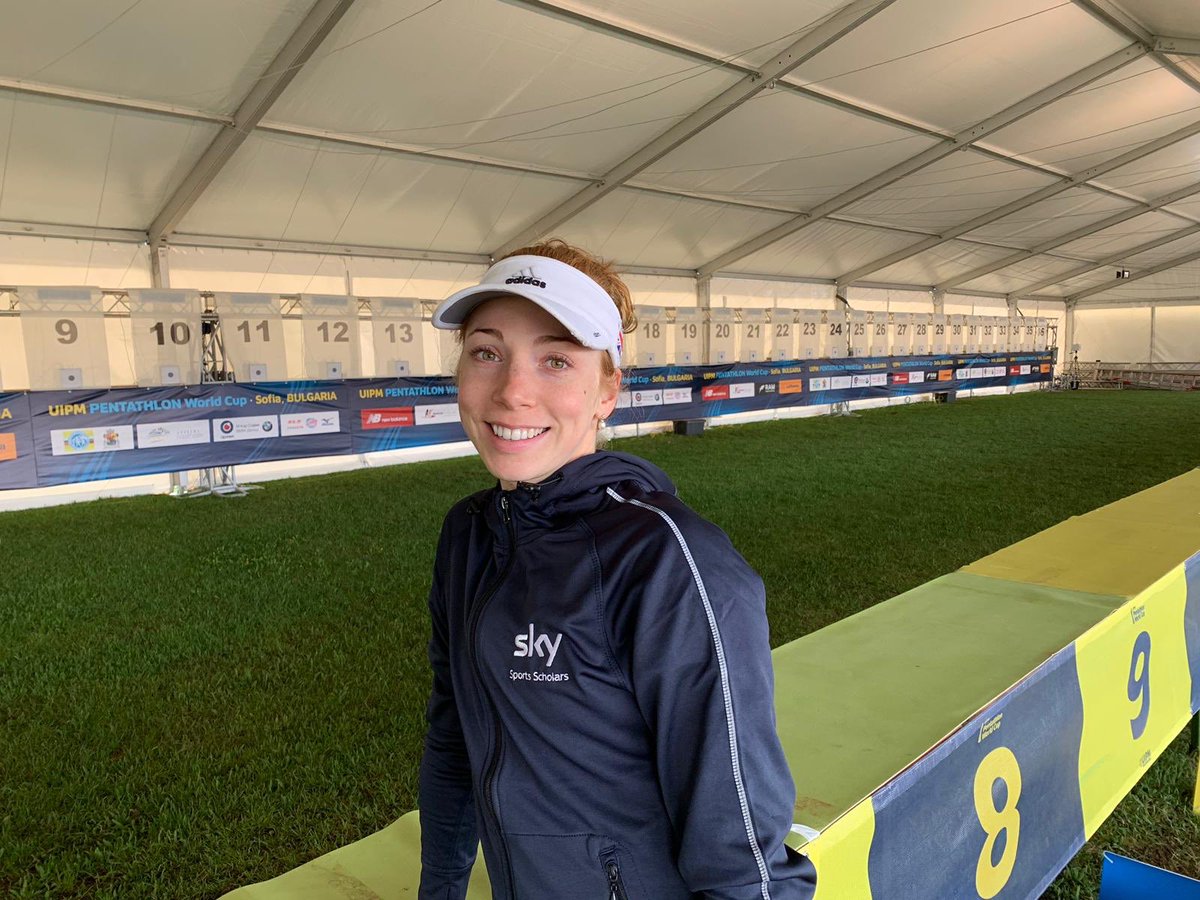 Good luck <a href="/FrankieSummers/">Francesca Summers</a> 
Francesca is underway competing in the final of the Modern Pentathlon World Cup 2 in Sofia 🇭🇺🏊🏻‍♀️🤺🏇🏻🏃🏼‍♀️🔫
Let’s go Frankie!👊🏻💥🇬🇧
#skyscholarships 
#pentathlongb 
#pentathlonworldcup 
#final
#superfrankie