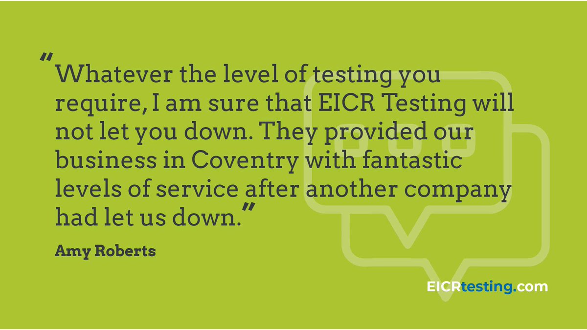 Thank you for your great review, Amy. If you’ve been let down by your previous electricians or have never even heard of EICR testing, give us a call and we’ll do our best to help! #review