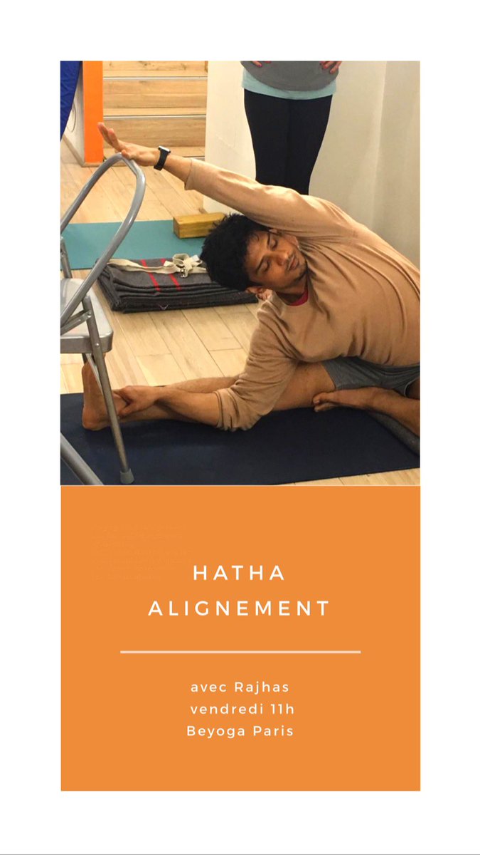 Beyoga_Paris's tweet photo. Hatha Alignement avec Rajhas • vendredi 11h • Beyoga Paris •

#beyogahathaalignement #hatha #alignmentyoga #yogadaily #paris #parisianlife #yogalife #selfcare #bienetre https://t.co/GD4DgrWBW6