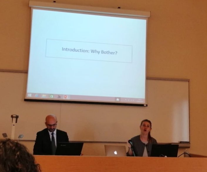 Pietro_Manzella's tweet photo. Today in #Bergamo for a seminar with #aniazbyszewska from @Warwick_Law discussing #gender and #work from an #internationalperspective. #gender #work #inequality https://t.co/9d0ya0Emr3