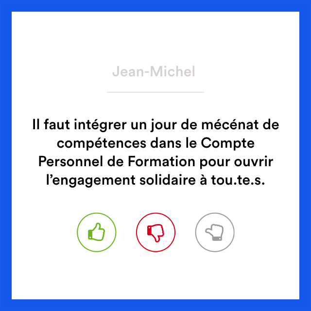 Mouvement_MEB's tweet photo. 💡 Vous avez des idées pour rendre notre économie plus bienveillante ?
🙋‍♂️Comme Jean-Michel, faîtes entendre votre voix 📢 et partagez vos propositions sur 👉 https://t.co/QTP8PsALTC https://t.co/Ib37ZLSfsP
