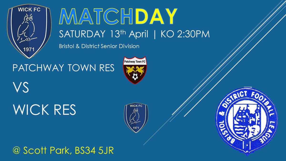 wickowls's tweet photo. Tough away game for the reserves tomorrow against @patchwaytownfc reserves. KO 2:30pm.

#need3points https://t.co/EBgabeMYLI