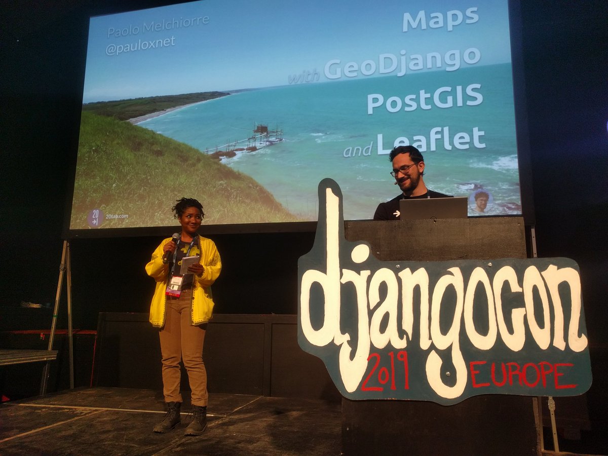 pauloxnet's tweet image. I just gave my talk &quot;#Maps with #GeoDjango, #PostGIS and #Leaflet&quot; at #DjangoCon 🚲 2019 in #Copenhagen 🇩🇰
I want to thanks @DjangoConEurope 🇪🇺 for having me, @MeretDemeures 🇫🇷 for trusting us and @20tab 🇮🇹 for giving me this opportunity.