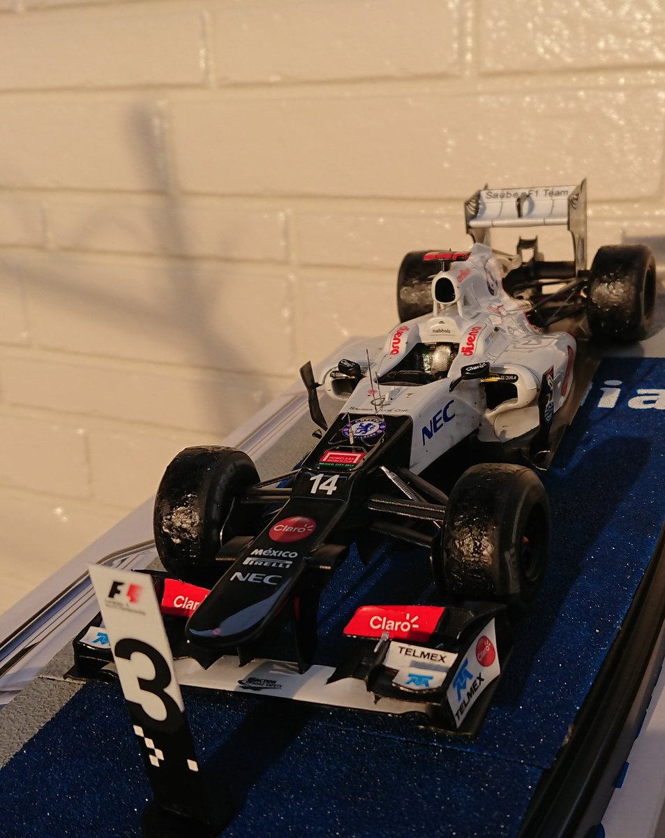 formula_rakko's tweet photo. Sauber C31JapaneseGP完成！
「 可夢偉が！小林可夢偉が！3位表彰台だぁ！！可夢偉、人生初の表彰台はここ、鈴鹿で決めた！」
#フジミ #f1 #f1jp #モータースポーツ祭り過去作 https://t.co/fPZyUU0NqS