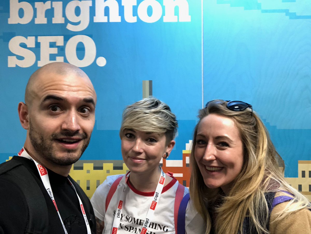 Team GIANT at #BrightonSEO! 💜

If you see them, say hello 👋