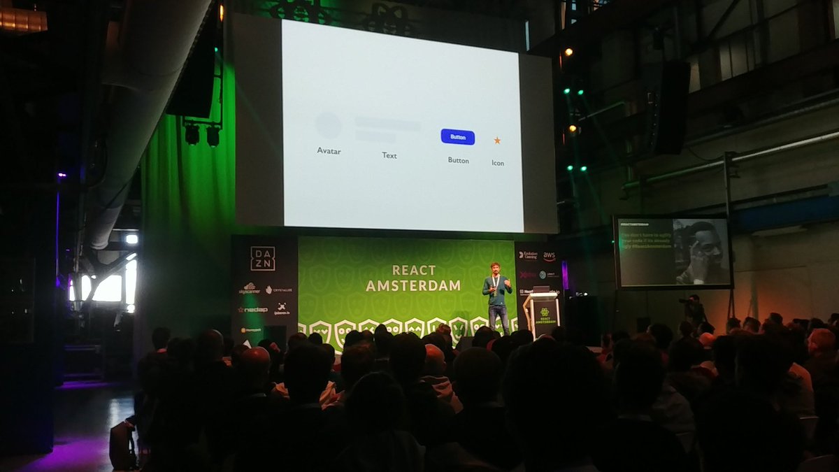 yv_dev's tweet photo. @okonetchnikov at React Amsterdam 2019 about Design Language https://t.co/aekZXiXjv3